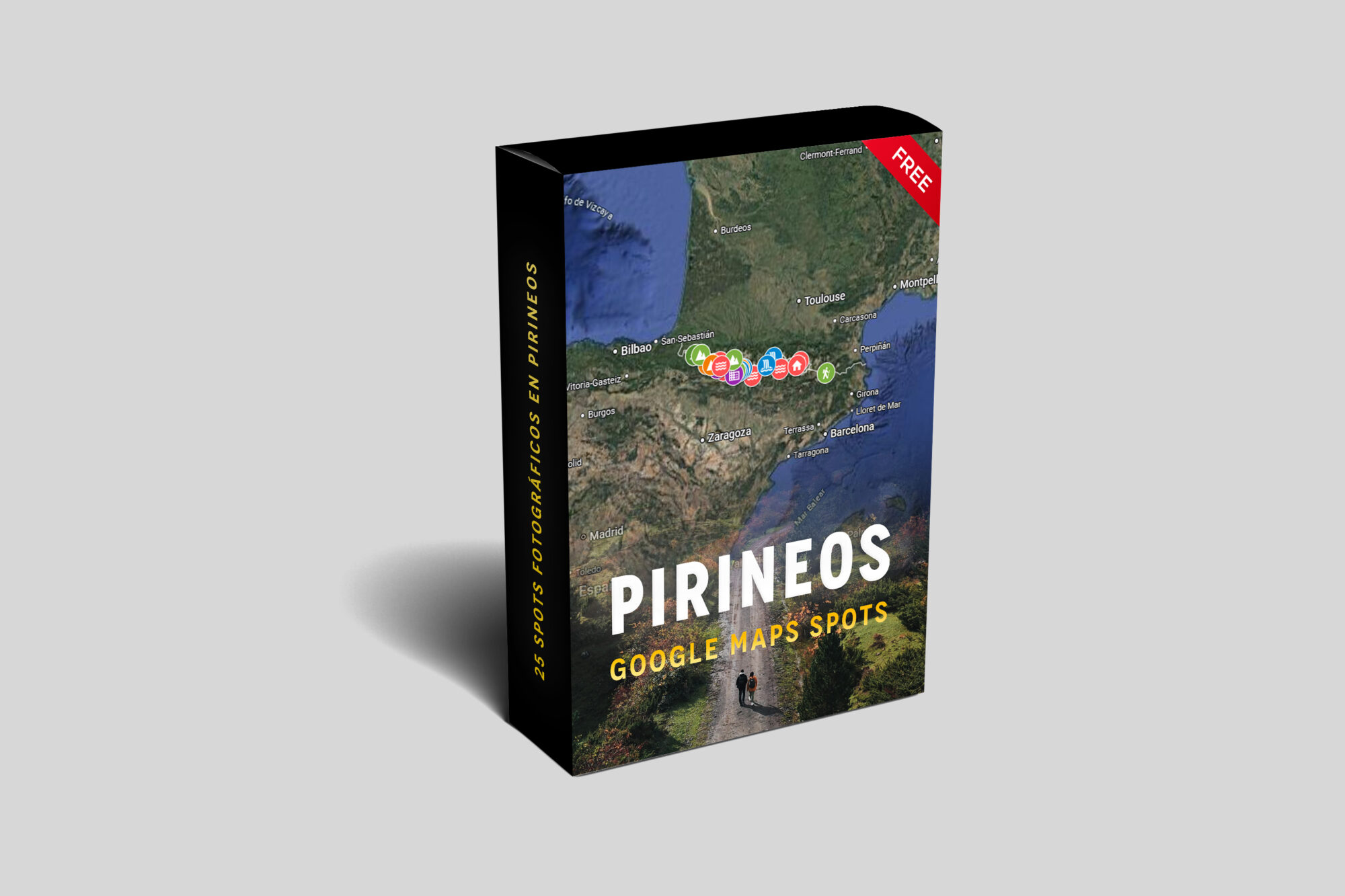 Mapa Pirineos Portada