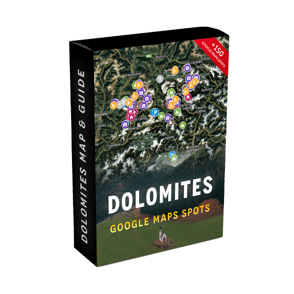 Mapa de Dolomitas